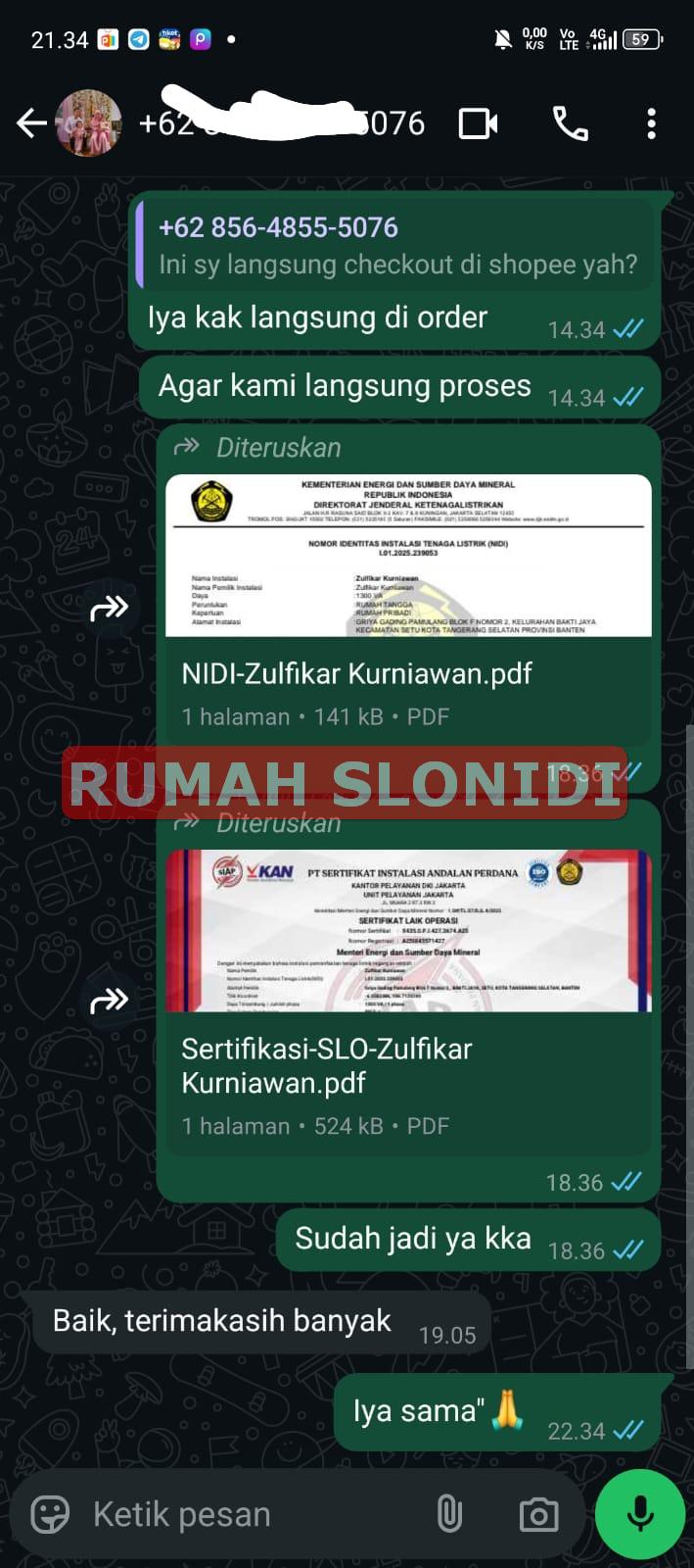 Testimonial dari 1